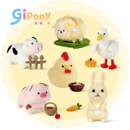 Wool Felt DIY Kit|Farmyard Palyground