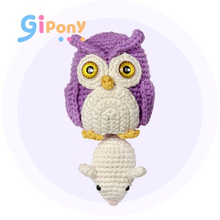 Owl Catching a Mouse