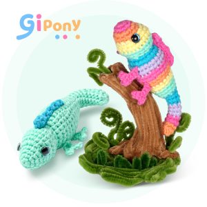 Crochet Kit|  Chameleon