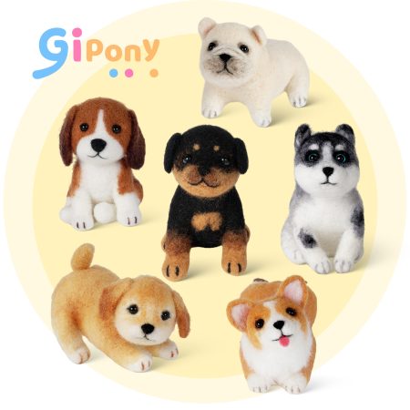 Wool Felt DIY Kit|Real dog