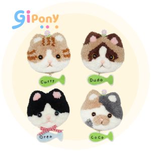 Cat Quartet of Whimsy