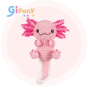 Crochet Kit| Cuddle Pink Axolotl