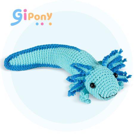 Crochet Kit| Paddy Blue Axolotl